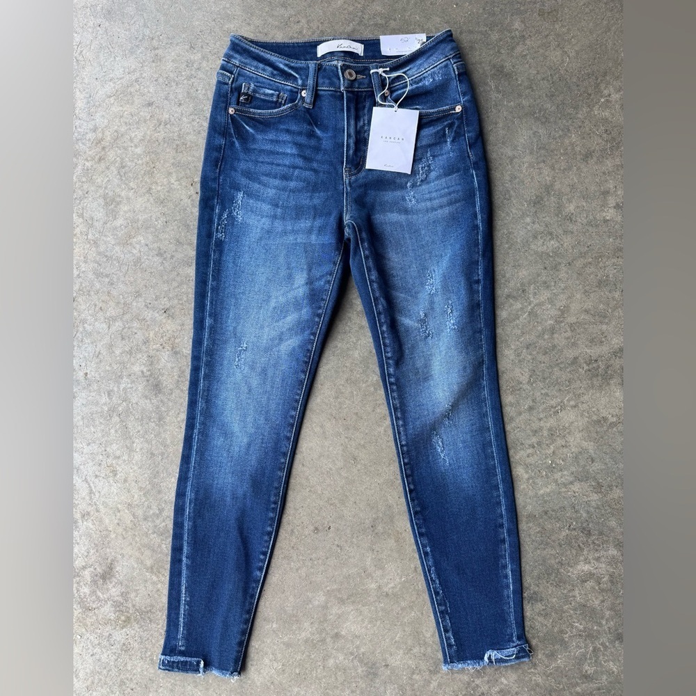 KanCan Blue Skinny Jeans size 3 - Picture 3 of 4